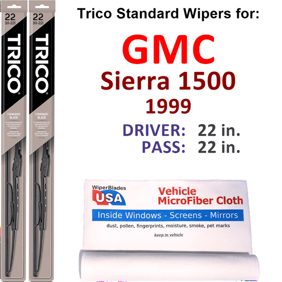 1999 GMC Sierra 1500 Wiper Blades (Set of 2)