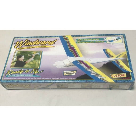 1999 Hobbico Flyzone Windward hand launch electric airplane