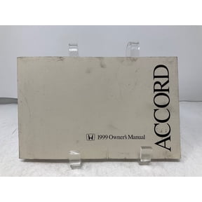 1999 Honda Accord Owners Manual Handbook OEM F04B54004
