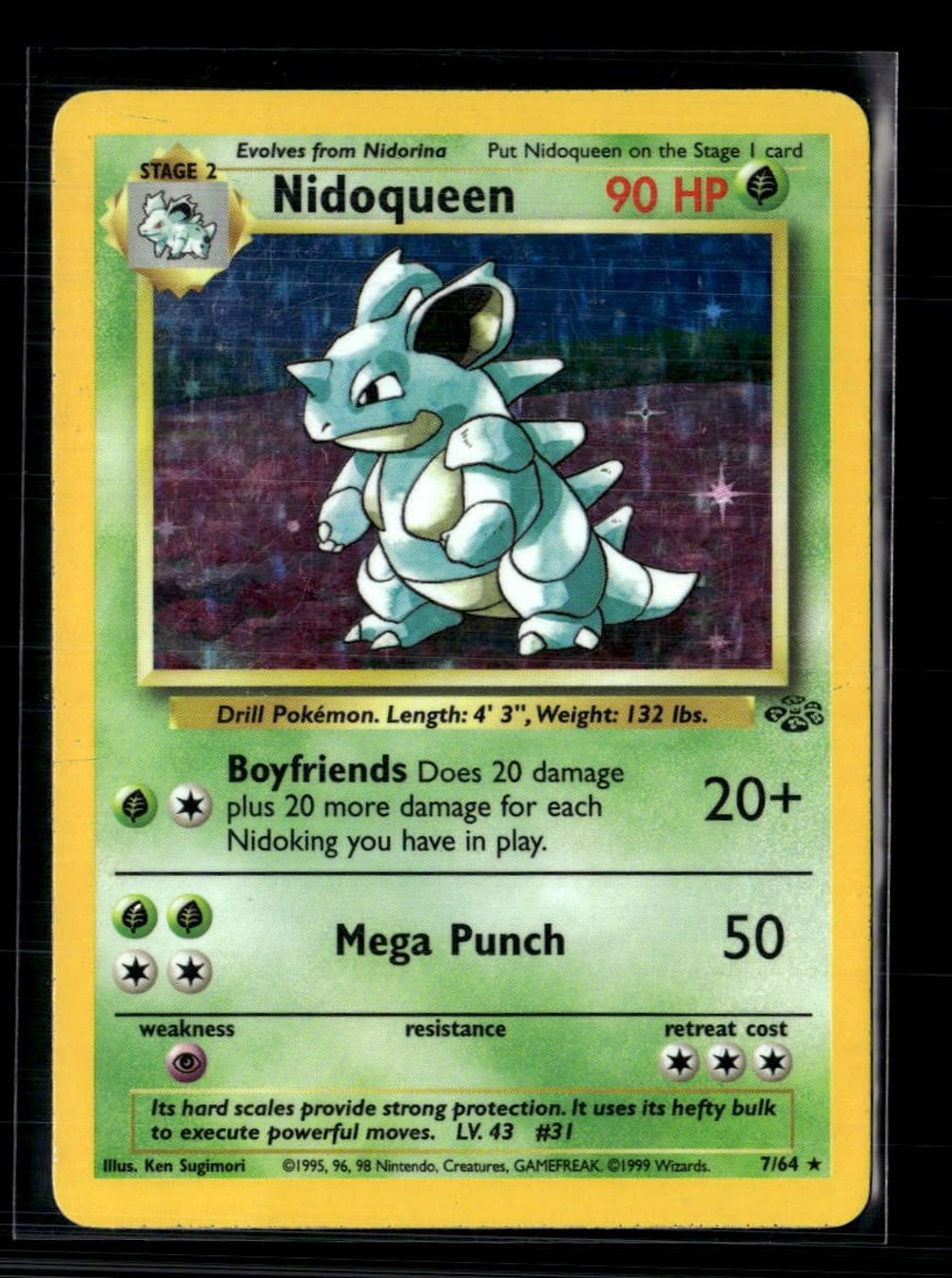 rare jungle pokemon cards Set Kangaskhan (21/64) Jungle Set Non-Holo Pokmon Card (Near Mint) 10 Best Pokemon All cards will be carefully packed for safe transit Jungle Holos Kangaskhan (21/64) Jungle