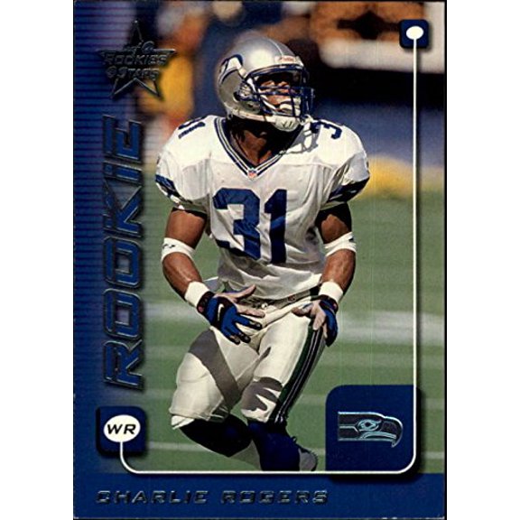 1999 Leaf Rookies and Stars #283 Charlie Rogers RC NFL Football Trading Card