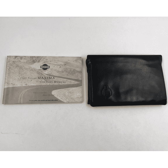 1999 Nissan Maxima Owner's Manual Handbook with Case OEM J03B40011