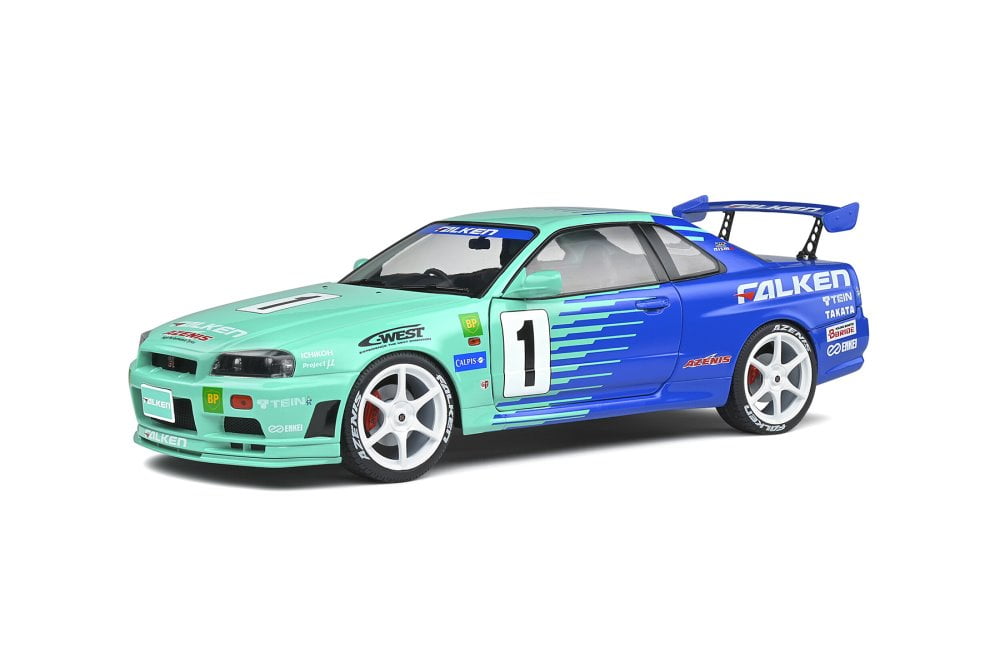 Nissan Skyline GT-R R34 (1999) ミニカー Nissan Skyline Gt-r R34 (1999) Fast and furious 1/43 New in