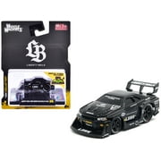 1999 Nissan Skyline GT-R R34 #5 "Liberty Walk" Black 1/64 Diecast Model Car by Muscle Machines