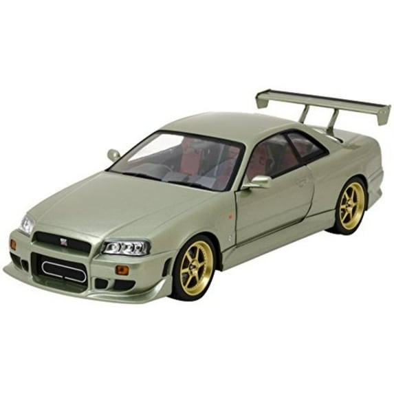 1999 Nissan Skyline GT-R (R34) Millennium Jade 1/18 Diecast Model Car by Greenlight