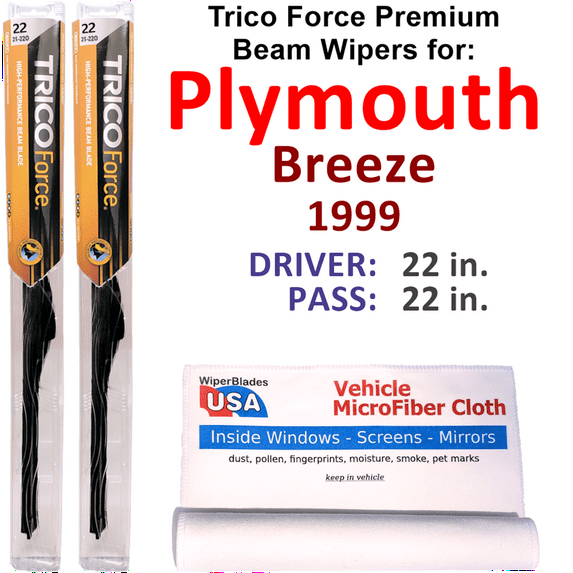 1999 Plymouth Breeze Performance Beam Wipers (Set of 2)