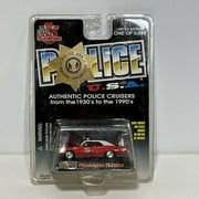 1999 Racing Champions Police USA 1966 Pontiac GTO Philadelphia, PA Police Car Diecast 164 Scale