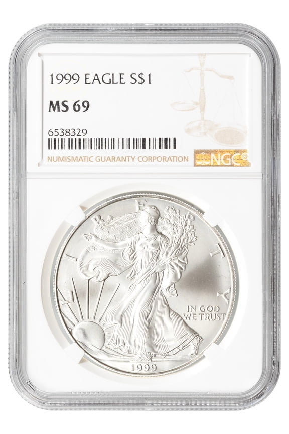 1999-S $1 Silver Eagle NGC MS-69