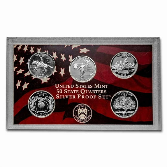 1999-S 50 State Quarters Proof Set (Silver)