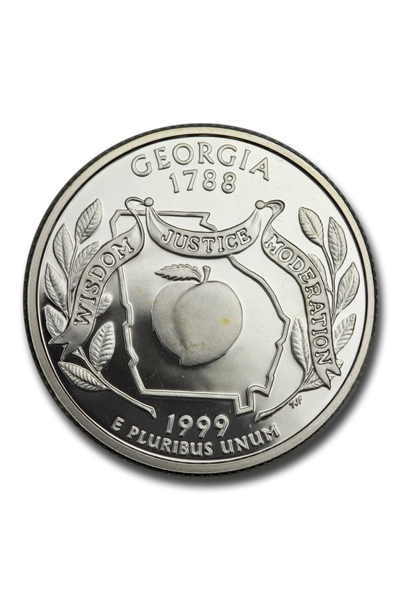 1999-S Georgia State Quarter Gem Proof (Silver)
