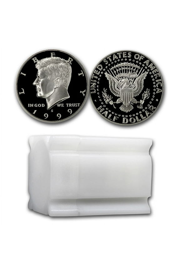1999-S Kennedy Half Dollar 20-Coin Roll Proof