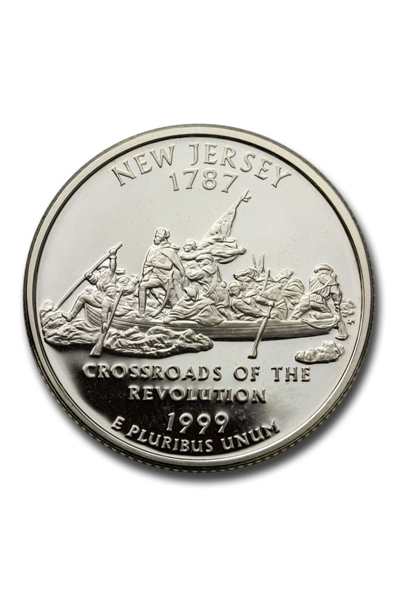 1999-S New Jersey State Quarter Gem Proof (Silver)