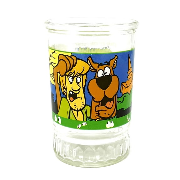 1999 Scooby Doo & Shaggy #3 Jelly Jar Juice Glass - 6 oz.