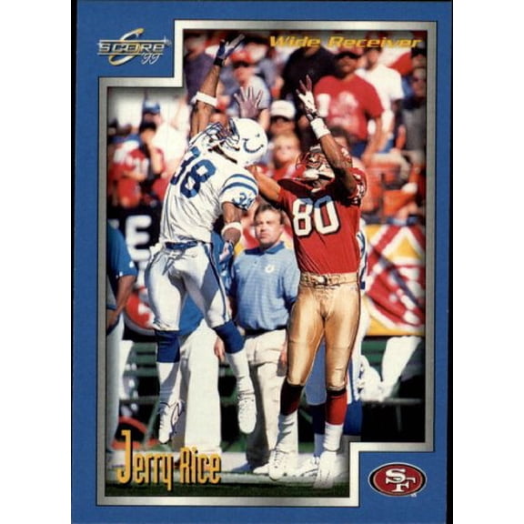 1999 Score #72 Jerry Rice NFL Football Trading Card