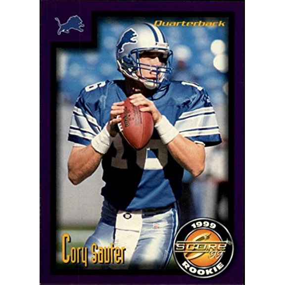 1999 Score Supplemental #S30 Cory Sauter RC NFL Football Trading Card