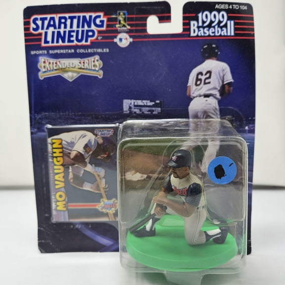 1999 Starting Lineup MO VAUGHN Baseball Figure & Card Anaheim Angels Ext. Series