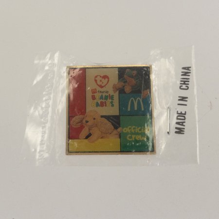 1999 TY McDonald's Teenie Beanie Employee Official Crew Pin