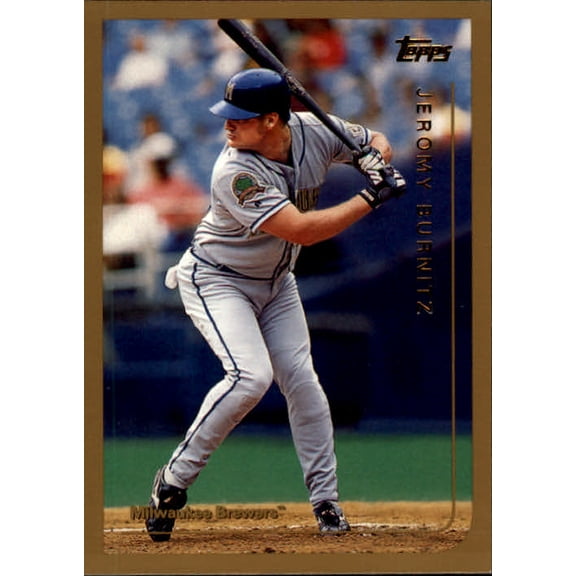 1999 Topps #401 Jeromy Burnitz MLB Baseball Trading Card