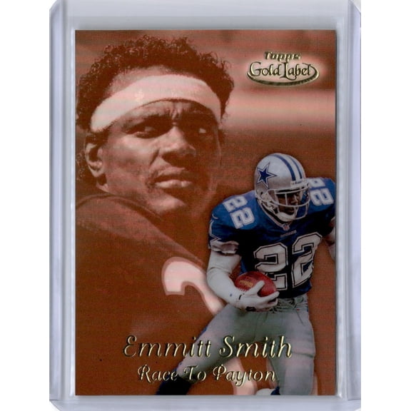 1999 Topps Gold Label Race To Payton Emmitt Smith #R6