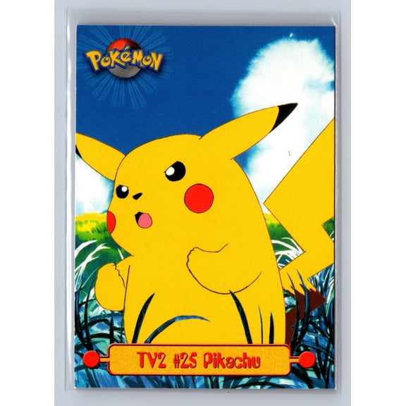 1999 Topps Pokemon TV Animation Pikachu #TV2
