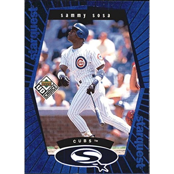 1999 UD Choice StarQuest #2 Sammy Sosa MLB Baseball Trading Card