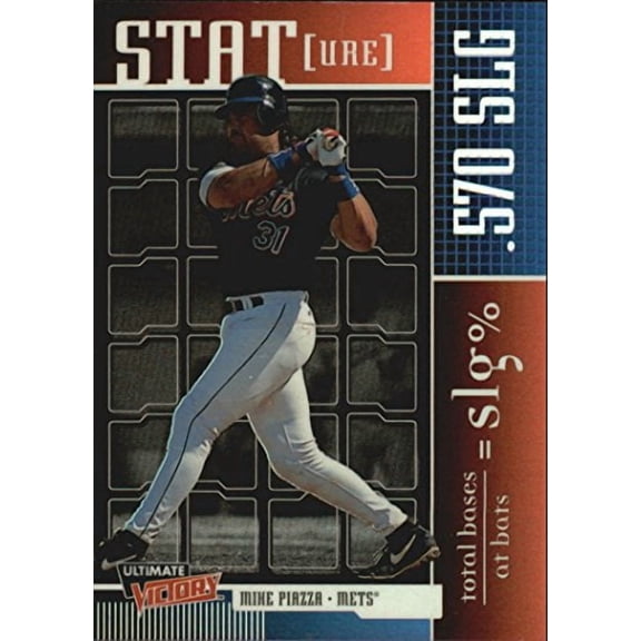 1999 Ultimate Victory STATure #S11 Mike Piazza MLB Baseball Trading Card