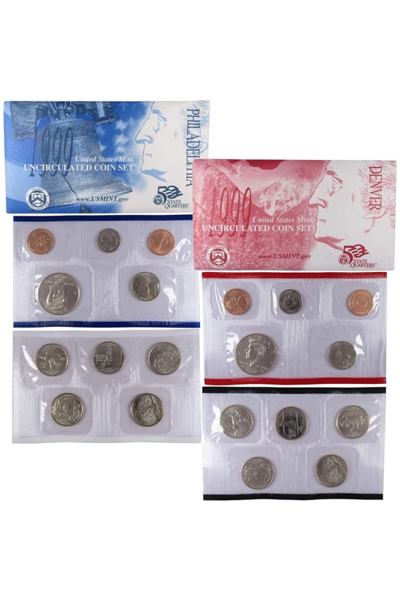 1999 Uncirculated Coin Set U.S Mint Original Government Packaging OGP