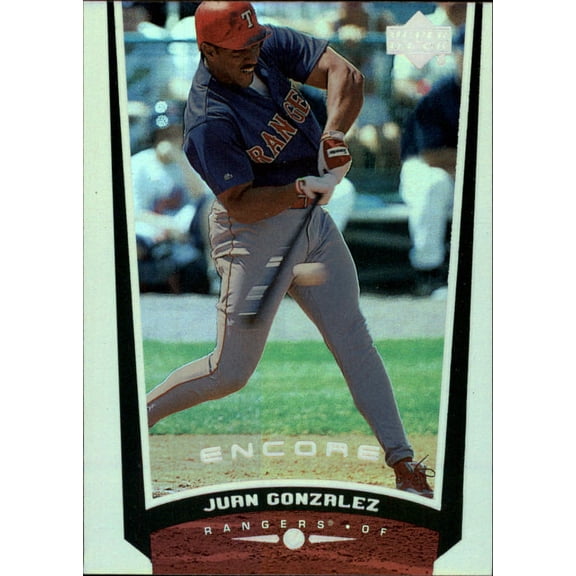 1999 Upper Deck Encore #87 Juan Gonzalez MLB Baseball Trading Card