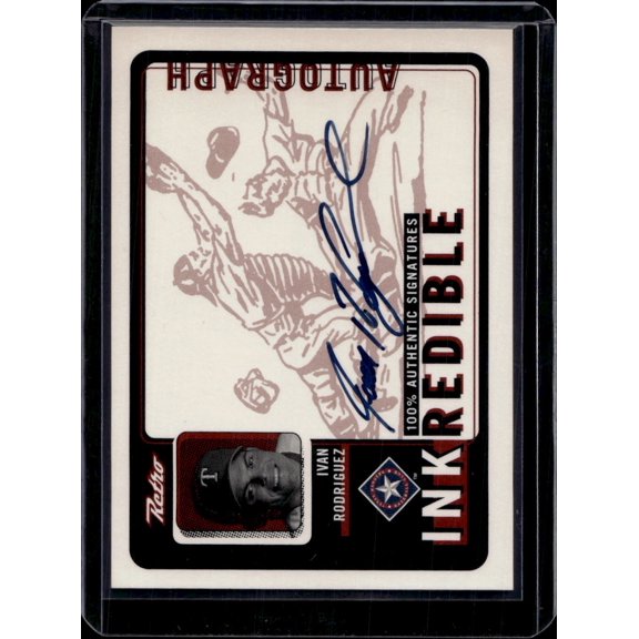 1999 Upper Deck Retro Inkredible Ivan Rodriguez #IR