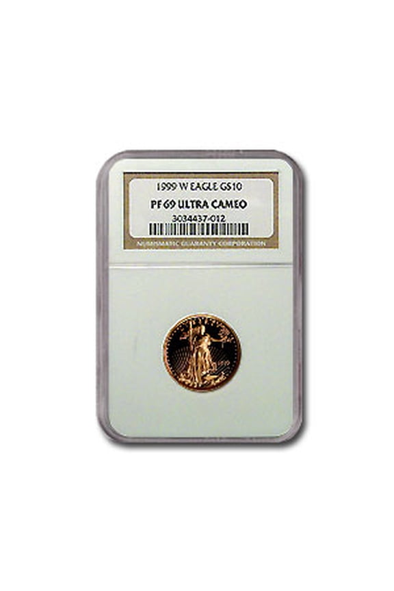 1999-W 1/4 oz Proof American Gold Eagle PF-69 NGC