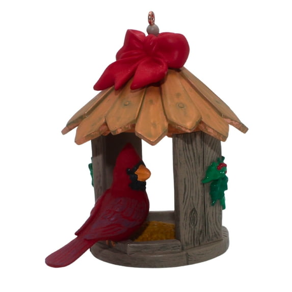 1999 Wintertime Treat (Bird) Hallmark Keepsake Christmas Tree Ornament - QX6989