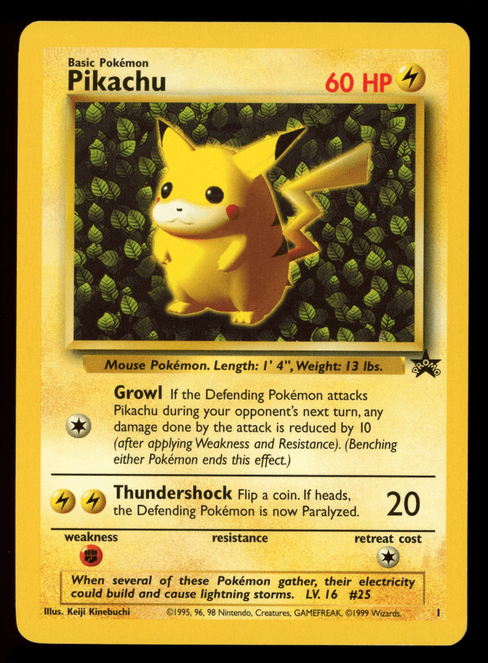 1995 pokemon cards pikachu Edition Shadowless Perfect for collectors and enthusiasts. Pokmon 1995 Pikachu Gnaw Card