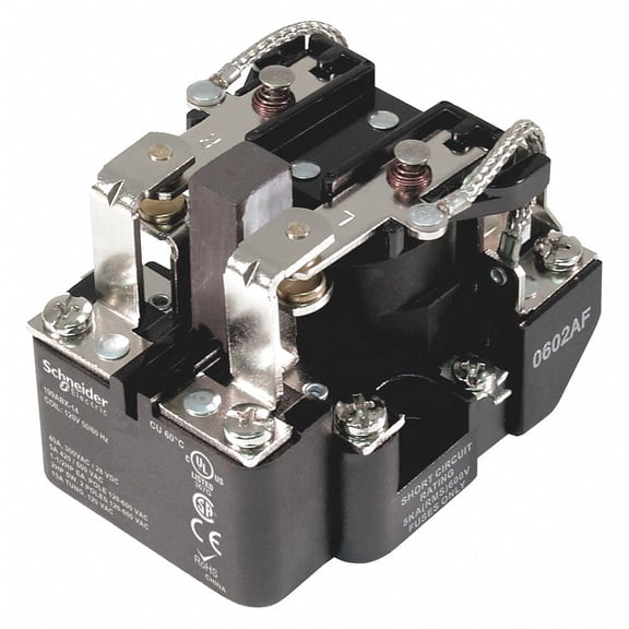 199AX-9 Electromechanical Relay 120VAC 40A DPST-NO (63.6x63.2x49.6)mm Power Relay CA2