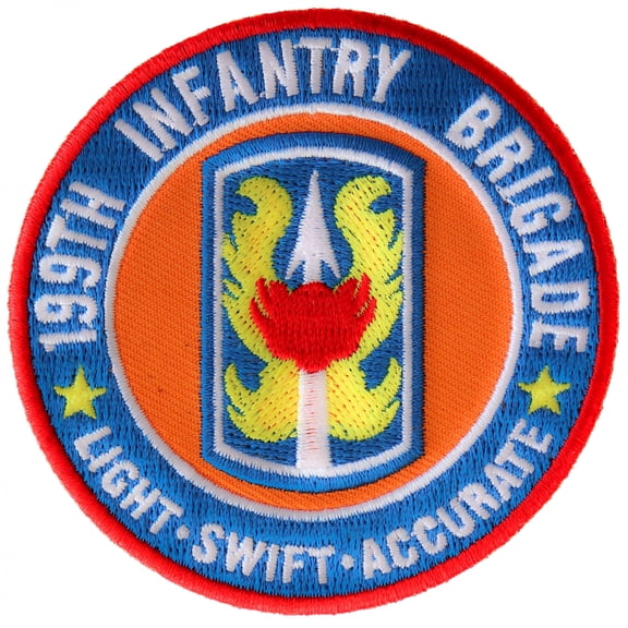 199th Infantry Brigade Patch Light Swift Accurate
