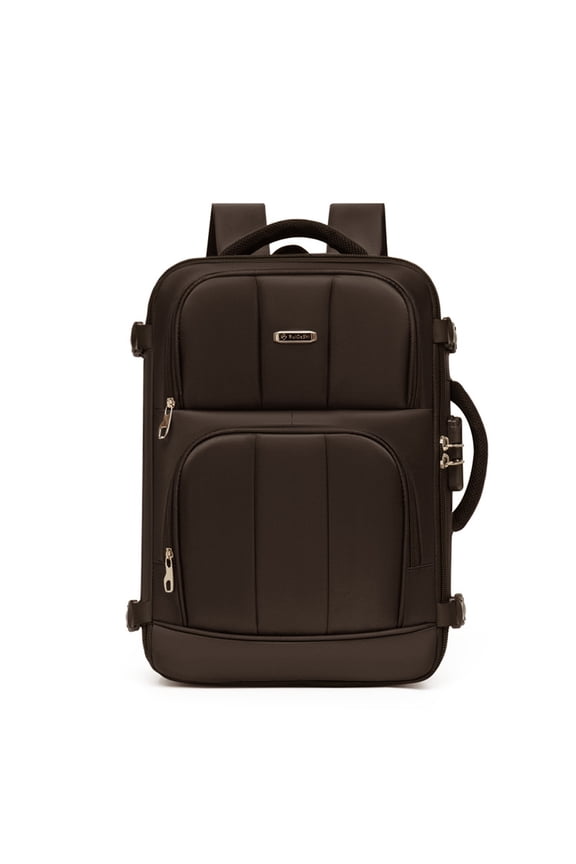 19IN Large Capacity Water Resistant Nylon Bag Anti-Theft Laptop Backpack with Combination Lock Business Travel Rucksack for Men Women