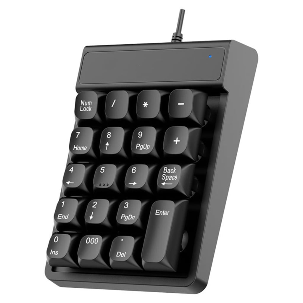 19Keys Ergonomic USB Numeric Keypad With Quick Response Number Pad For ...