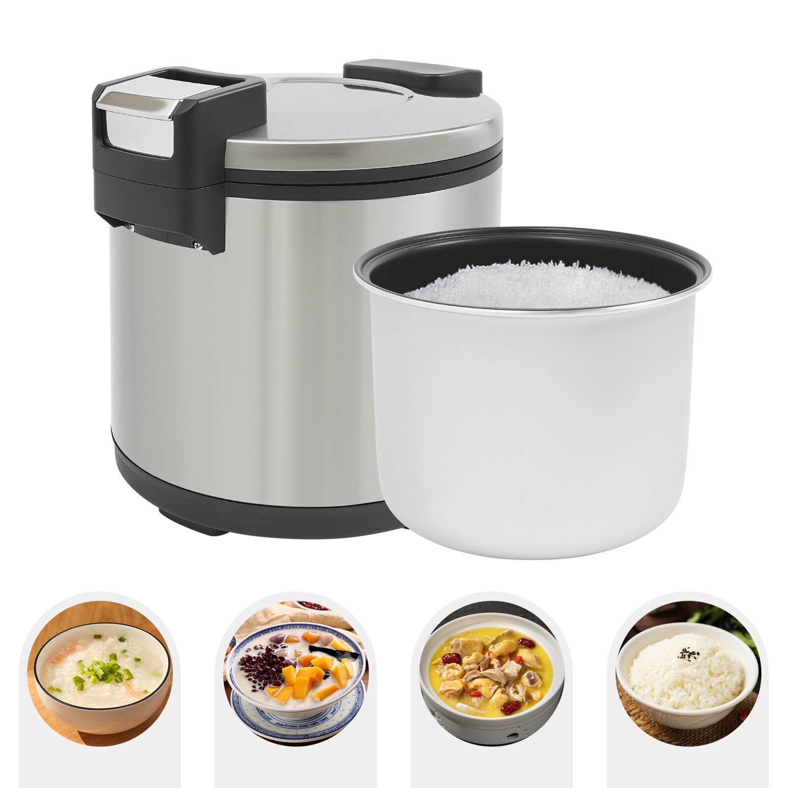 19L/20Qt Electric Rice Warmer Non-stick Cylindrical Shape Commercial ...