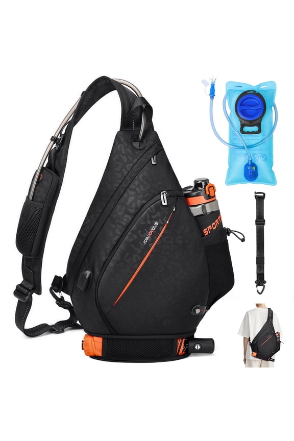 19L Hydration Backpack Hiking(Including 2L Water Bladder) Large Sling Backpack, Hydration Pack Backpack,Crossbody Backpack