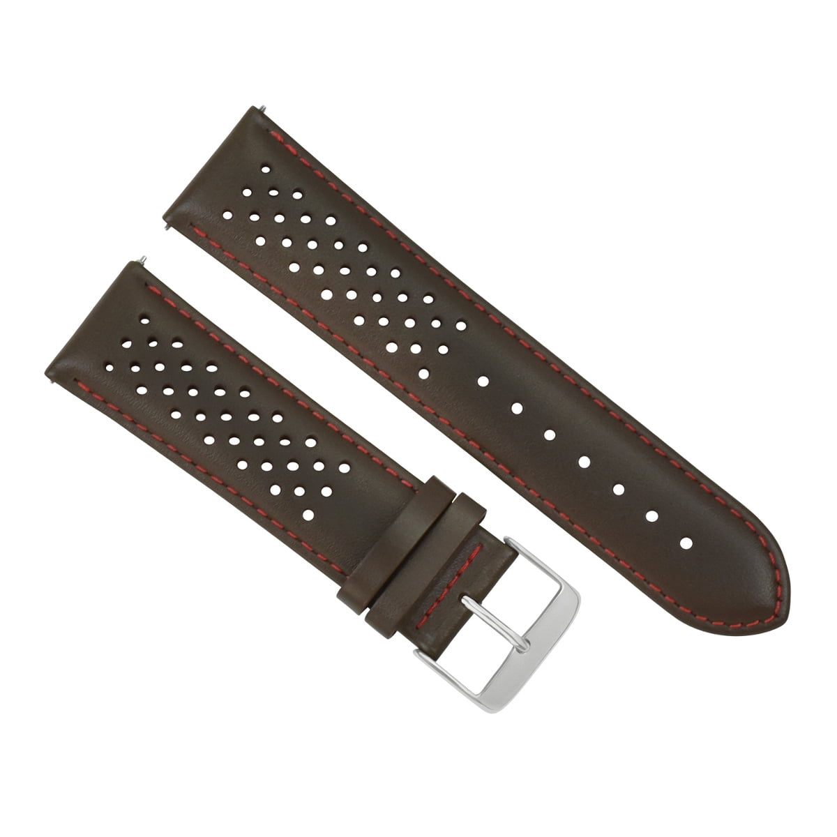 19MM FOR TAG HEUER CARRERA PERFORATED LEATHER STRAP WATCHBAND QUICK RELEASE BLACK Walmart