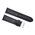 thumbnail image 1 of 19MM FOR TAG HEUER CARRERA PERFORATED LEATHER STRAP WATCHBAND QUICK RELEASE BLAC, 1 of 2