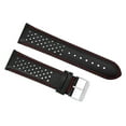 thumbnail image 1 of 19MM FOR TAG HEUER CARRERA PERFORATED LEATHER STRAP WATCHBAND QUICK RELEASE BLAC, 1 of 2