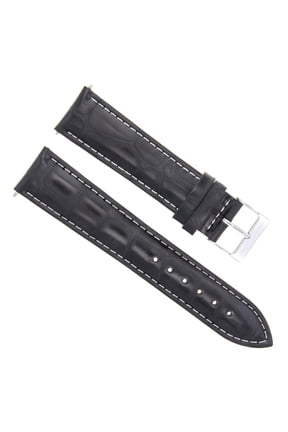 19MM ITALIAN LEATHER WATCH STRAP BAND FOR CITIZEN ECODRIVE BM8180-03E BLACK WS