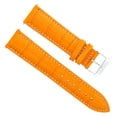 thumbnail image 1 of 19MM LEATHER BAND STRAP FOR ROLEX WATCH DATE AIRKING 5700 1400 ORANGE WHITE STIT, 1 of 2
