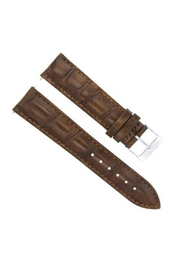 19MM LEATHER WATCH BAND STRAP FOR BREITLING PILOT COLT BENTLEY LIGHT BROWN