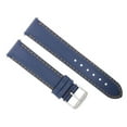thumbnail image 1 of 19MM LEATHER WATCH STRAP SMOOTH BAND FOR TISSOT PRC200 PRS200 BLUE ORANGE STITCH, 1 of 2