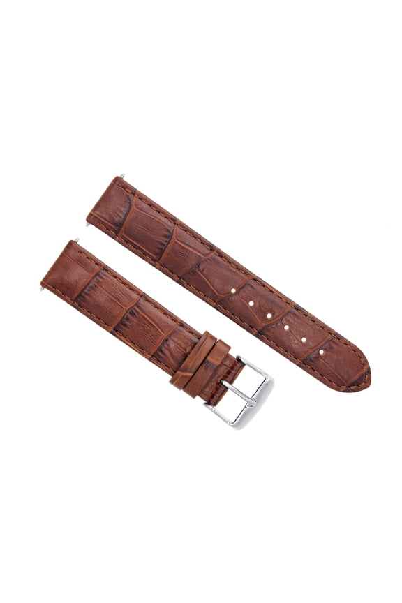 19MM PREMIUM LEATHER WATCH STRAP BAND FOR OMEGA SPEEDMASTER MOON L/BROWN/TAN