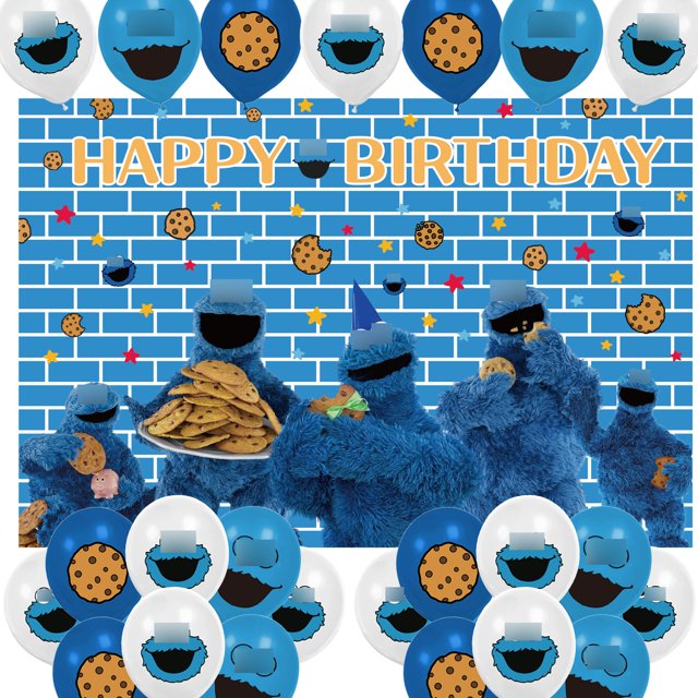 19PCS Cartoon TV Party DHF10 Supplies Cartoon Cookie Birthday with