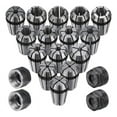 thumbnail image 1 of 19Pc ER11 Spring Collet Set M14 Thread Collet Clamping Nuts Collet Set for CNC Engraving Milling,1.0-7.0mm and 1/4,1/8, 1 of 6