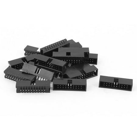 19Pcs 2*10 20pin 2.54mm Pitch IDC Socket PCB Box Header Straight Connector