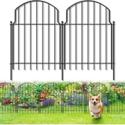 19Pcs Decorative Garden Fence, 22inH/20.5ftL Rustproof Metal Fences Animal Barrier Outdoor for Yard, Flower Bed Edging Ornamental Border Panel for Dogs, Rabbits, Dig Defence, Garden Decor, Patio